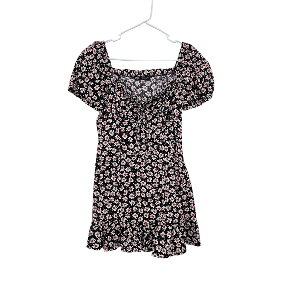 Zara Women's Poly Daisy Print Mini Summer Dress - M - Picture 2 of 7